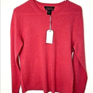 NWT Tahari PureLuxe small Rose Blush 100% Cashmere
